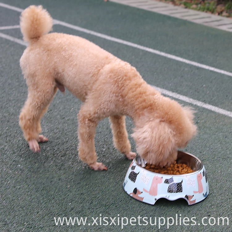 Custom OEM/ODM Pet Supplier Pet Feeding Dog Bowl Melamine Pet Food Bowl
